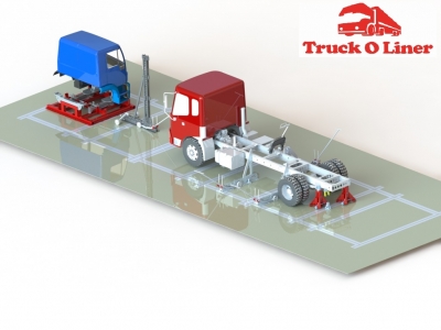 Truck-O-Liner commercial vehicle straightening and repair system