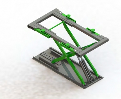 mid-rise scissor lift DL2513