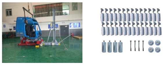 Frame straightening with floor anchoring expander solution.jpg